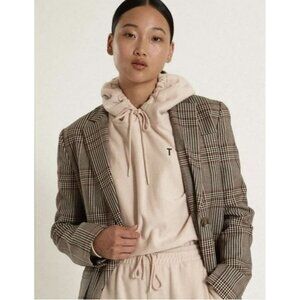 Thakoon Plaid Boyfriend Oversized Blazer Size 2 NWT